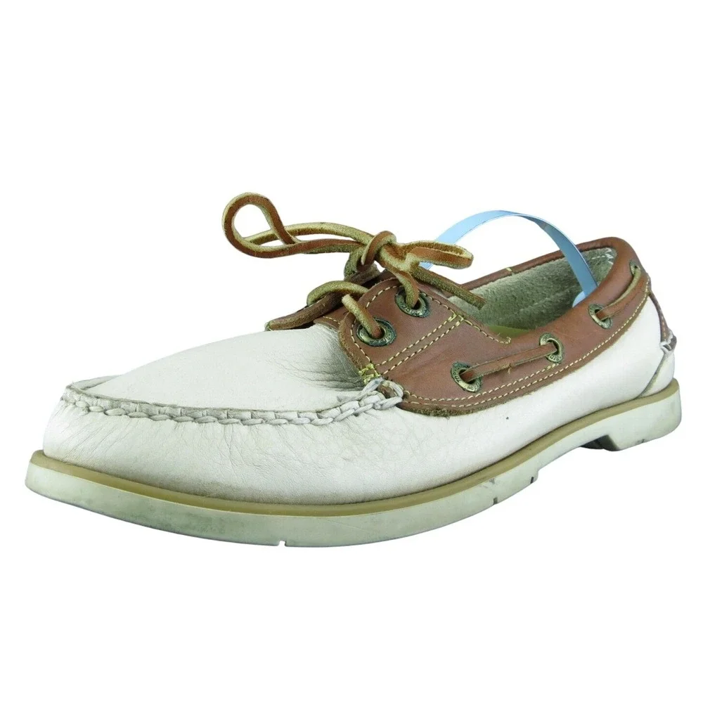 SPERRY‎  Women Boat Shoe Brown Leather Lace Up Size 8.5 Medium